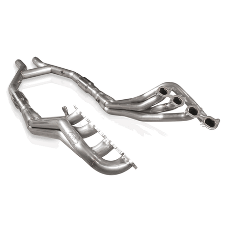 Stainless Works 1-7/8" Catted Long Tube Header Kit & H-Pipe (2011 - 2014 Shelby GT500 Stock Exhaust) GT115HCATHP