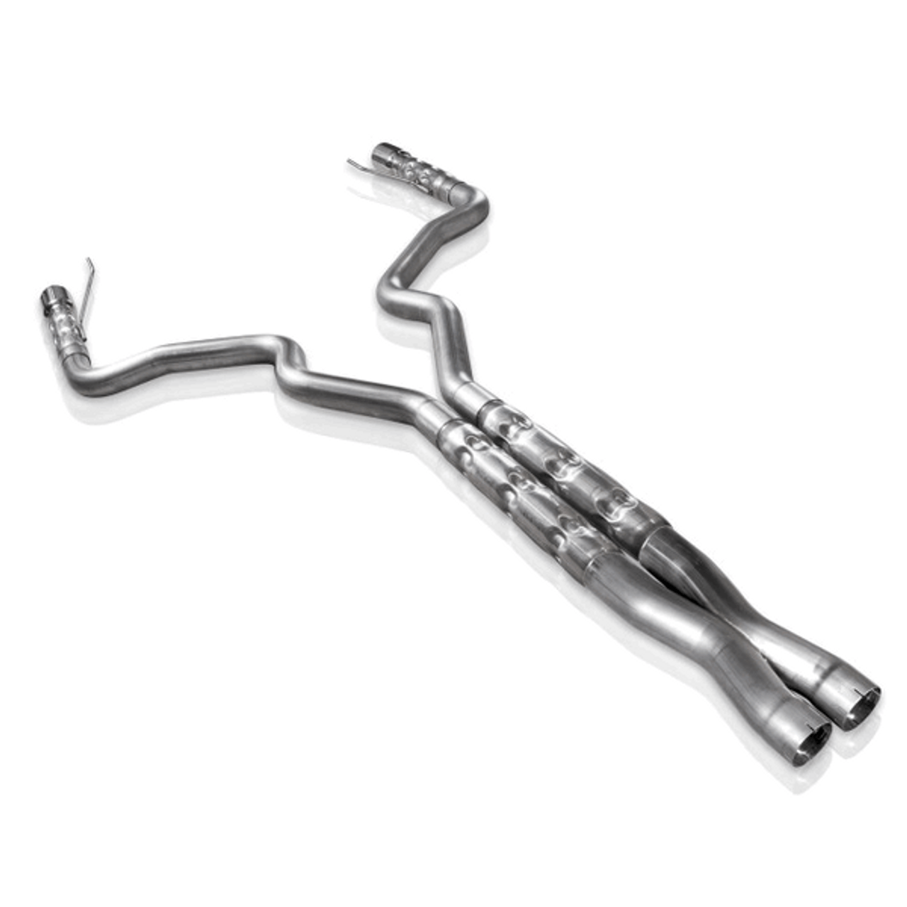 Stainless Works Catback Exhaust Retro Series w/ X-Pipe 3" Muffler Core Factory Connect (2015 - 2017 Mustang GT) M15CBX-LMF