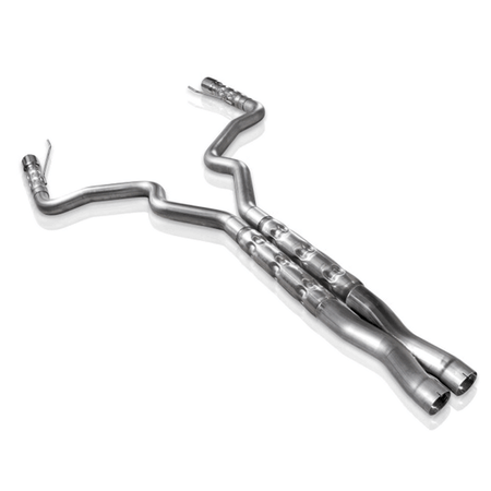 Stainless Works Catback Exhaust Retro Series w/ X-Pipe 3" Muffler Core Factory Connect (2015 - 2017 Mustang GT) M15CBX-LMF