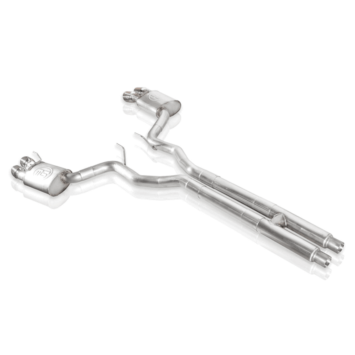 Stainless Works Redline Catback Exhaust & H-Pipe Factory Connect (2018 - 2023 Mustang GT Active Exhaust) M18CBHFCV