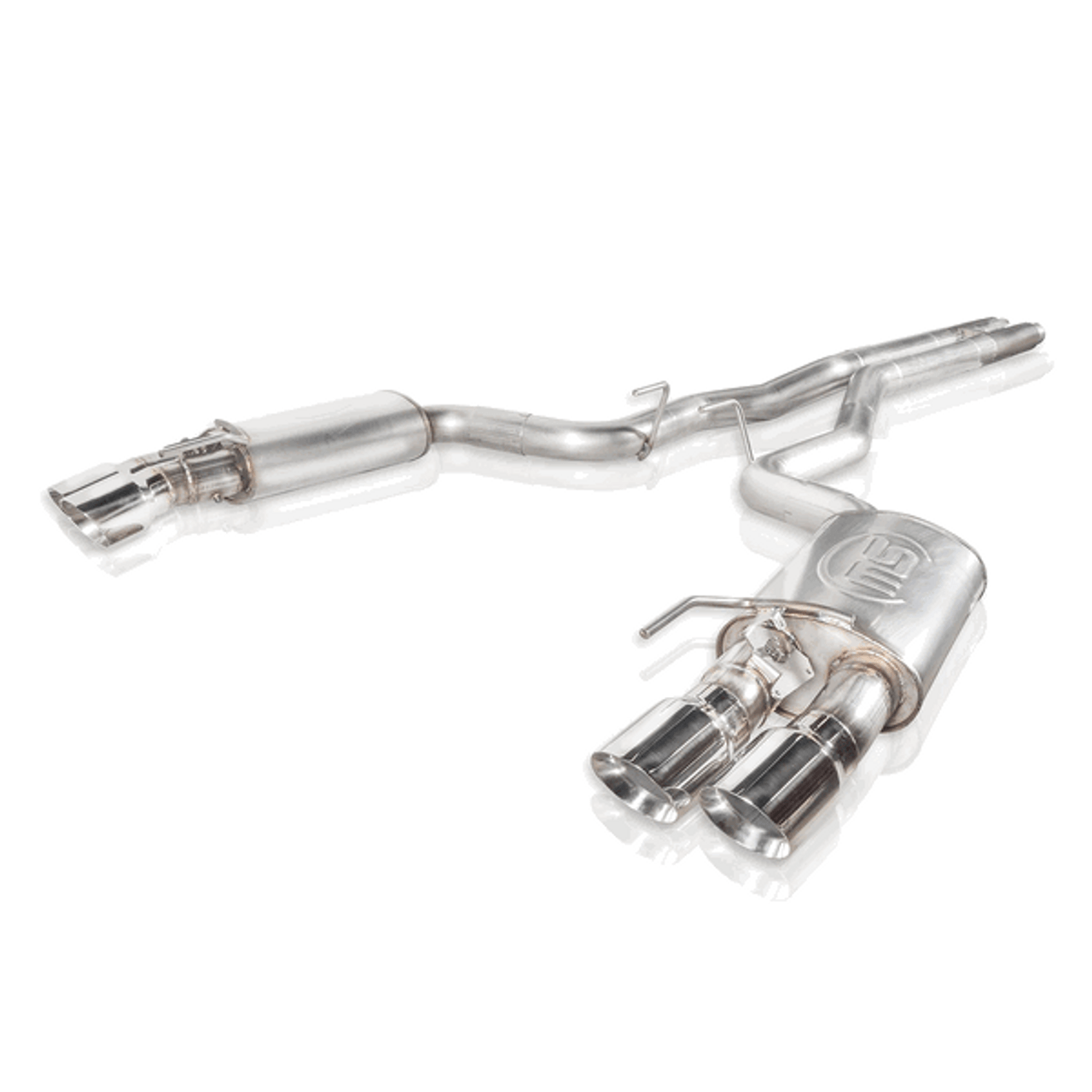 Stainless Works Redline Catback Exhaust & H-Pipe Factory Connect (2018 - 2023 Mustang GT Active Exhaust) M18CBHFCV