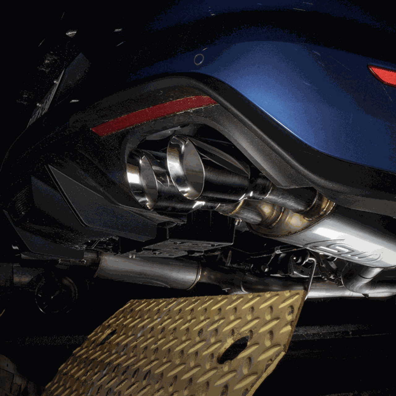 Stainless Works Redline Catback Exhaust & H-Pipe Factory Connect (2018 - 2023 Mustang GT Active Exhaust) M18CBHFCV