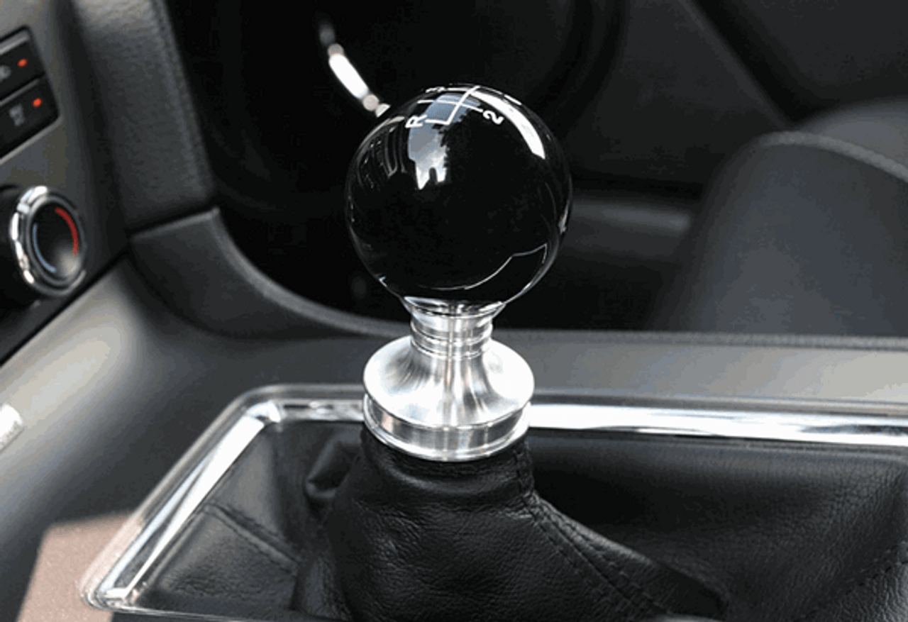 Steeda Cue Ball Shift Knob & Collar Black (2011 - 2014 Mustang) 555-1250
