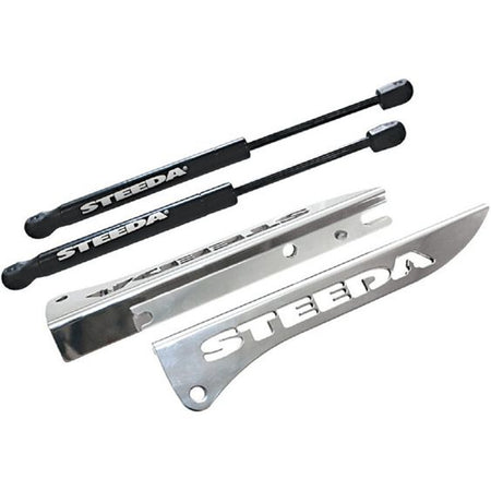 Steeda Hood Strut Kit w/Logo (2005 - 2014 Mustang) 555-0650