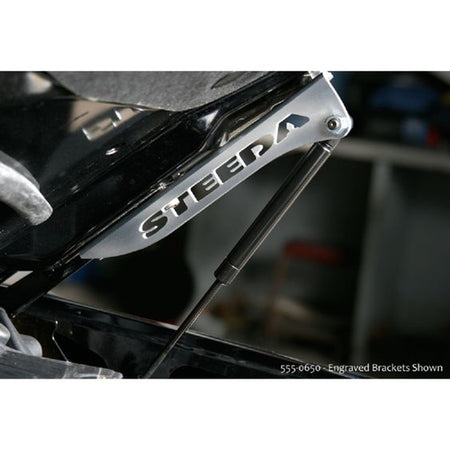 Steeda Hood Strut Kit w/Logo (2005 - 2014 Mustang) 555-0650