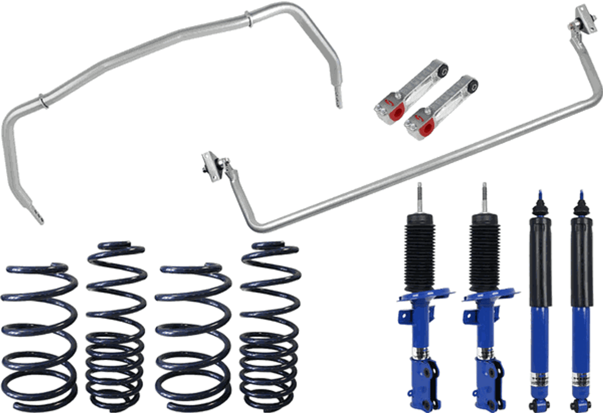 Steeda Pro-Action Suspension Kit w/ Ultra Lite Lowering Springs (2011 - 2014 Mustang) 555-2351