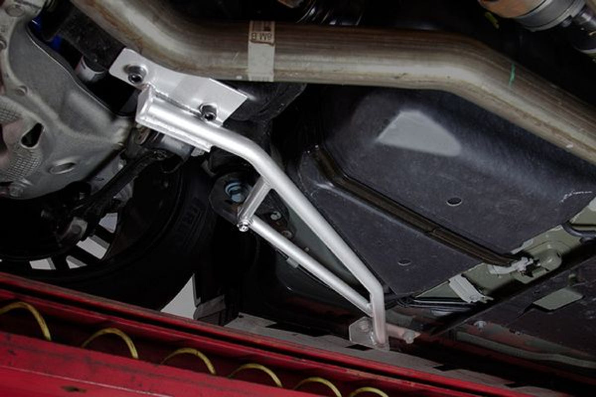 Steeda Rear IRS Subframe Support Braces (2015 - 2026 Mustang / GT350 Coupe) 555-5754