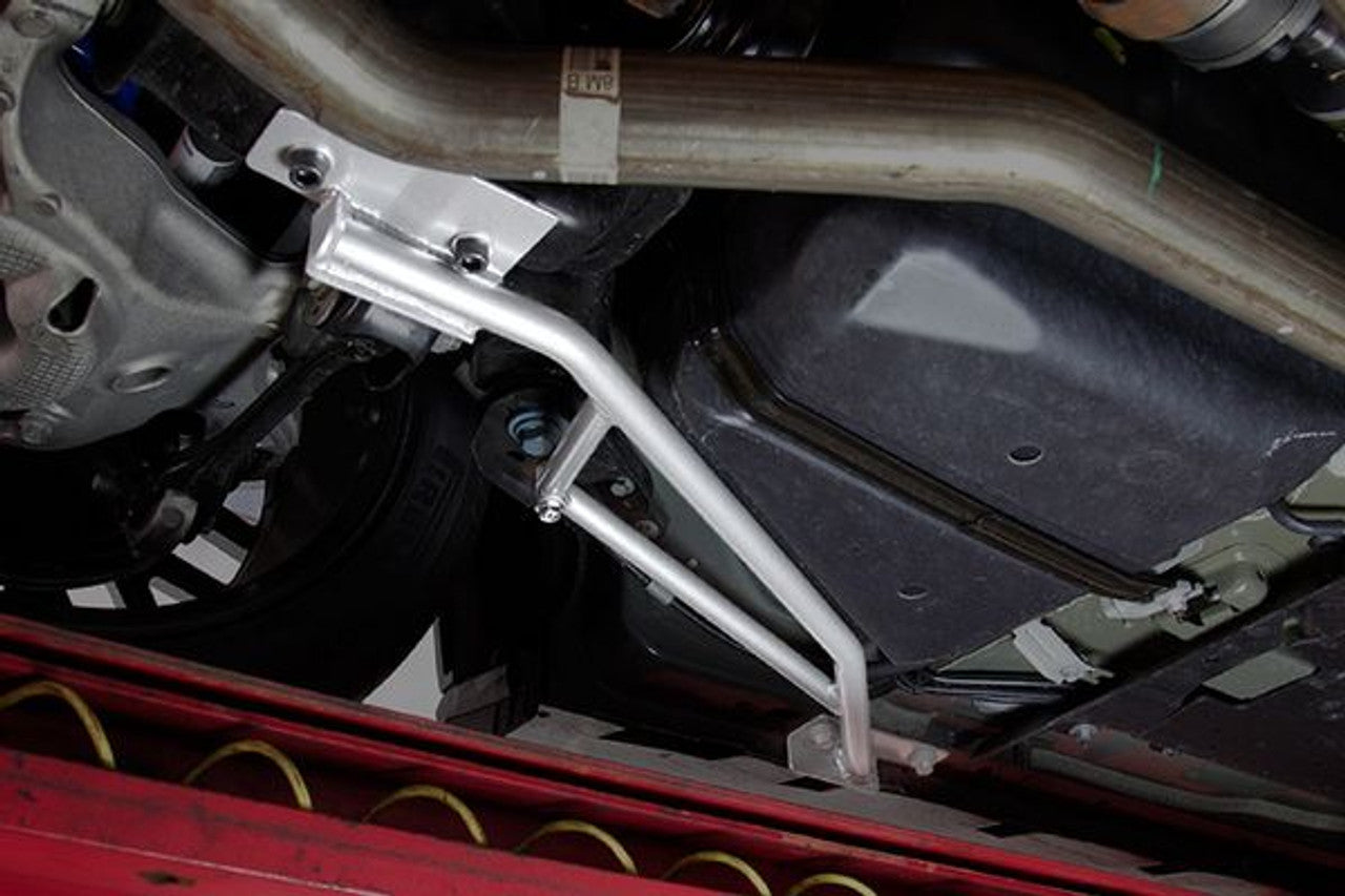 Steeda Rear IRS Subframe Support Braces (2015 - 2026 Mustang / GT350 Coupe) 555-5754