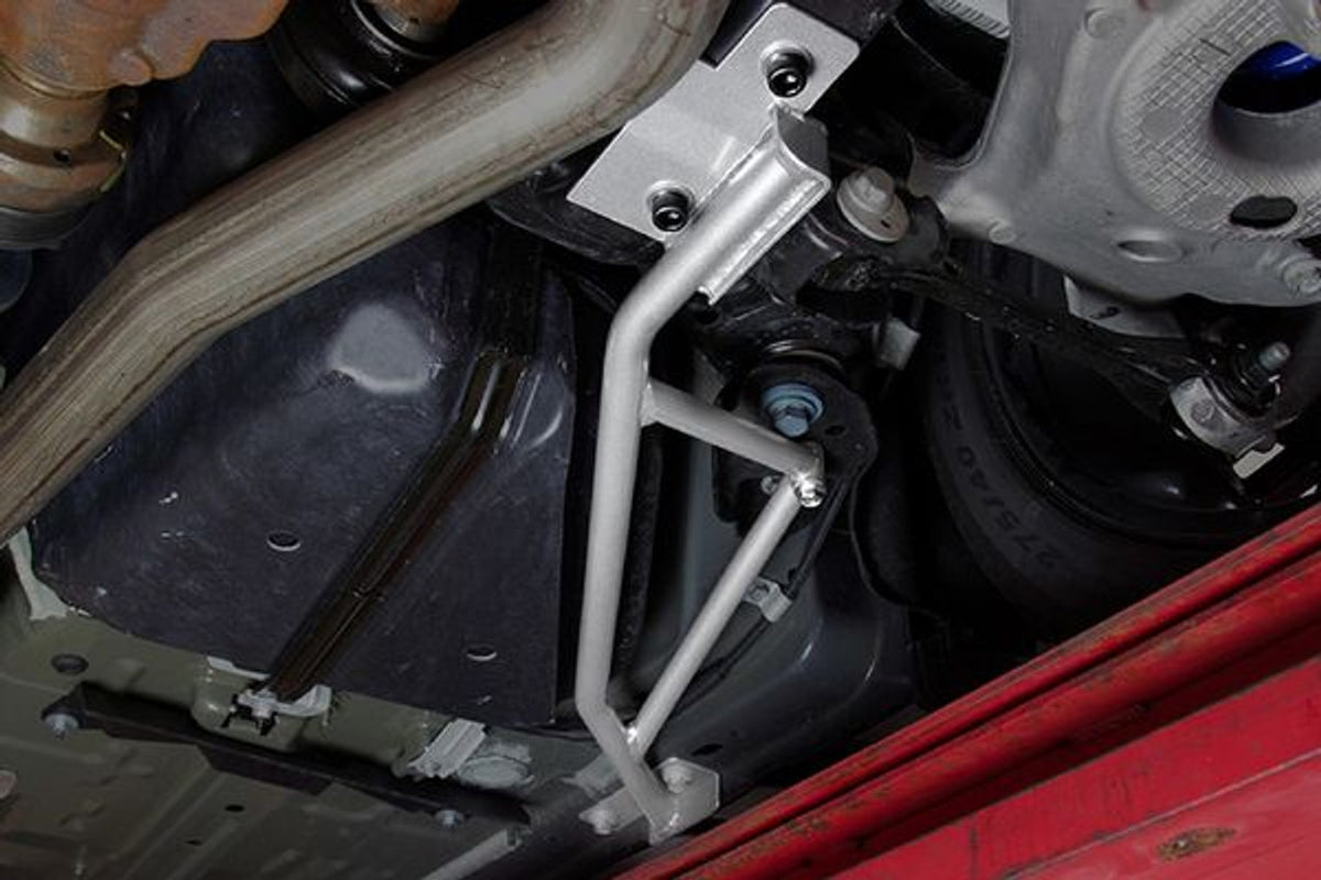 Steeda Rear IRS Subframe Support Braces (2015 - 2026 Mustang / GT350 Coupe) 555-5754