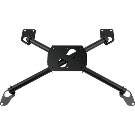 Steeda Rear Seat Chassis X-Brace Black No Plate (2005 - 2014 Mustang) 555-5085