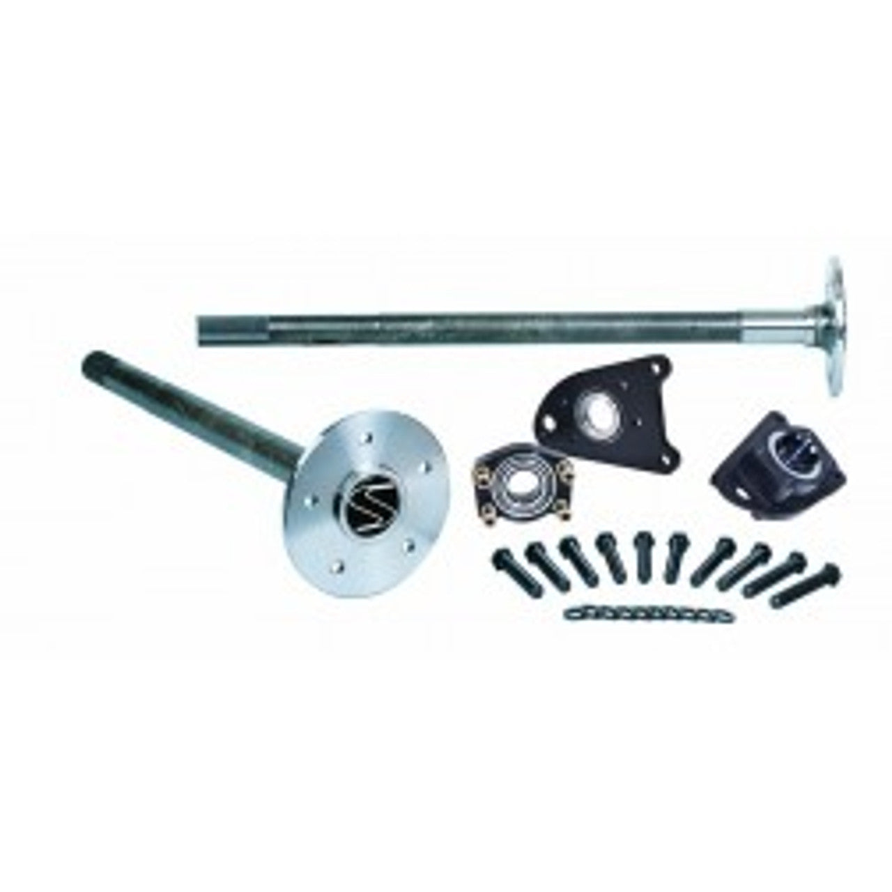 Strange 1994-2004 Mustang 8.8 Alloy Axle Pkg w/31 Spline Axles C-clip Eliminator Kit and Wheel Studs P3109F94