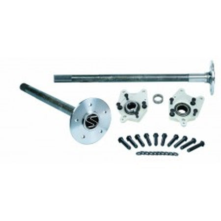 Strange 2005-2014 Mustang 8.8 Alloy Axle Pkg w/31 Spline Axles C-clip Eliminator Kit and Wheel Studs P3109F05