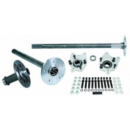 Strange 2005-2014 Mustang 8.8 Alloy Axle Pkg w/35 Spline Axles C-clip Eliminator Kit 5/8" Stud Kit and Lightweight Steel Spool P3509F0558S