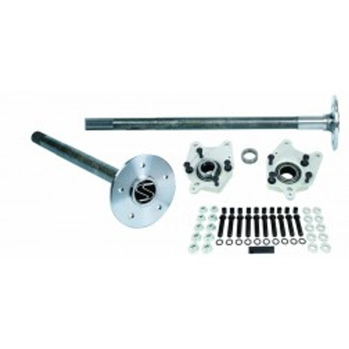 Strange 2005-2014 Mustang 8.8 Alloy Axle Pkg w/35 Spline Axles C-clip Eliminator Kit and 5/8" Stud Kit P3509F0558