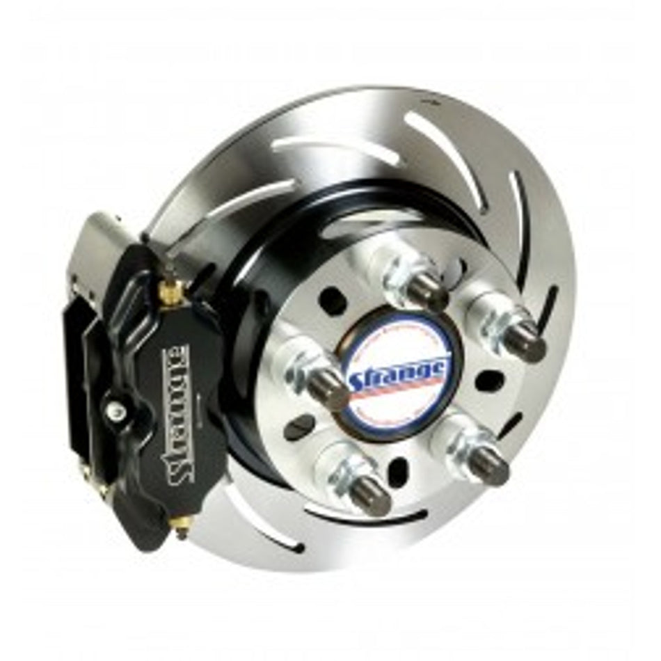 Strange Rear Brake Kit 8.8 OEM Housing Pro Series Soft Pads (2005-2014 Mustang) B1722WC