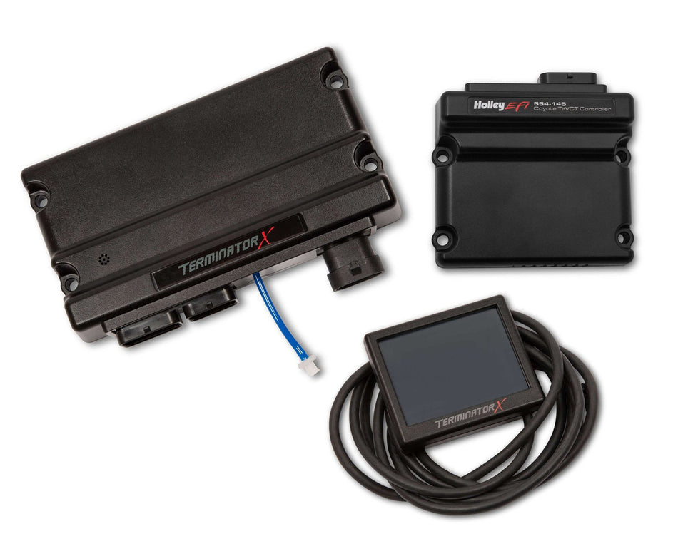 Holley EFI Terminator X w/ Bosch EV1 Connector Early Ignition NO Drive-by-Wire (2011-2012 Ford Coyote w/ TI-VCT) 550-1210