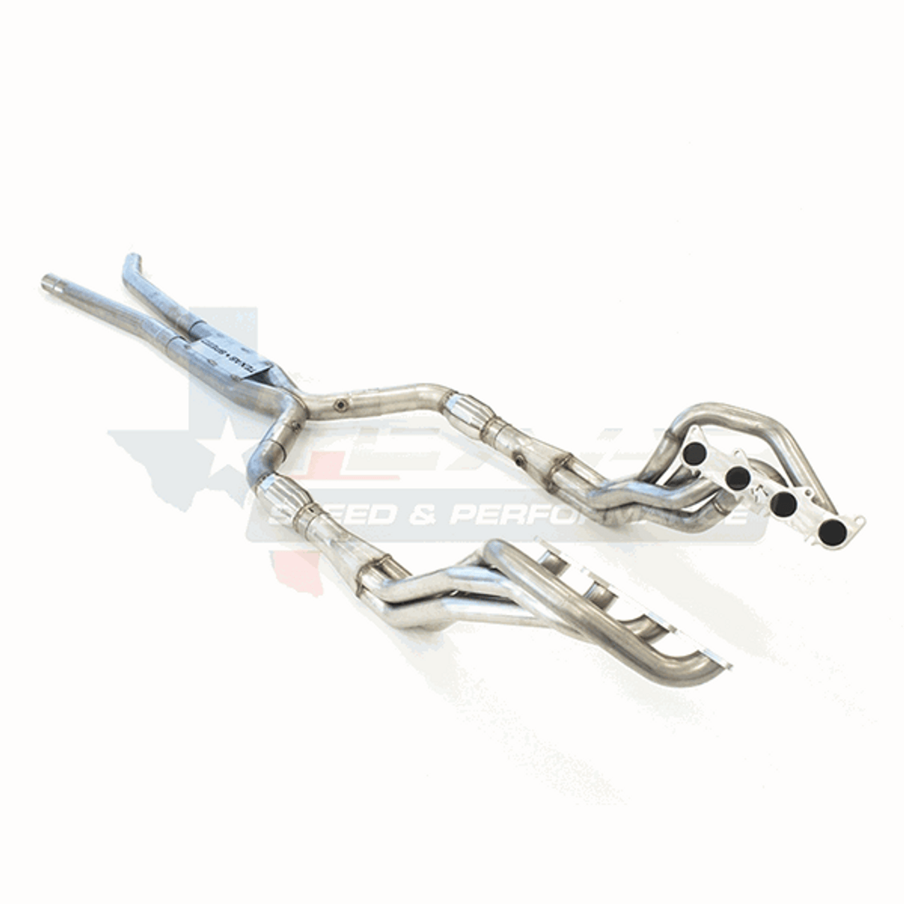 Texas Speed 1-7/8" Long Tube Headers & Catted X-Pipe (2015-2023 Mustang) 25-TSP50178HXPKG-CAT