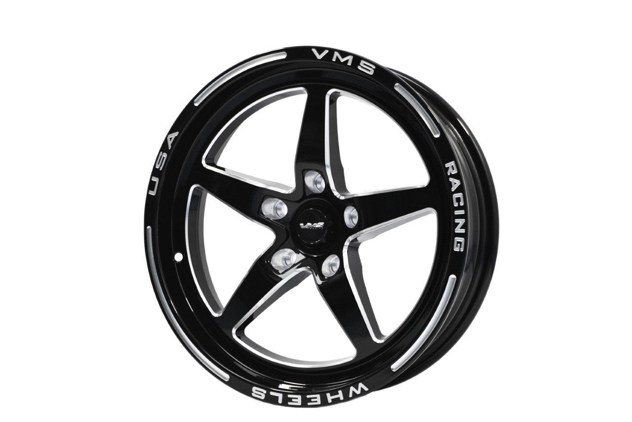 VMS 17X4.5 Front Street Drag Race Wheel (05-20 Mustang / 2024 Mustang) VWST024
