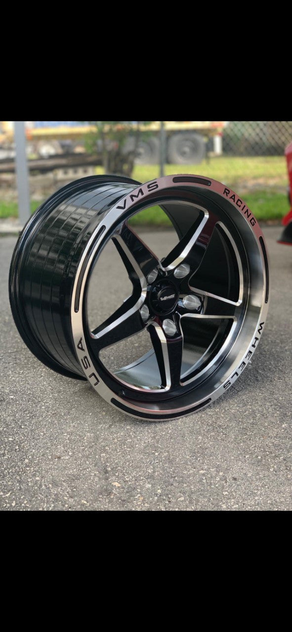 VMS 17x10 Rear Street Drag Race Wheel Polished Lip (10-20 Camaro/14-17 SS/08-14 CTSV) VWST029