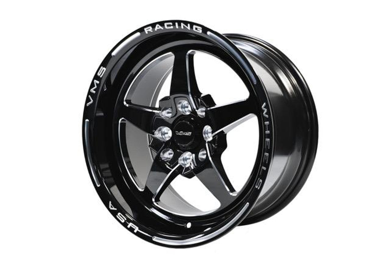 VMS 15x8 Front/Rear Street Drag Race V-Star Wheel (Foxbody Mustang) VWST017