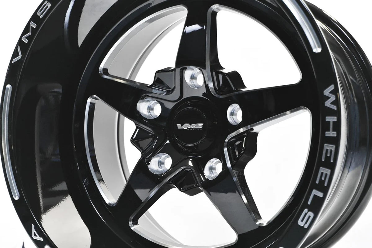 VMS 15x10 Rear Street Drag Race Wheel 5x114.3 w/ -25 offset (See Notes) VWST021