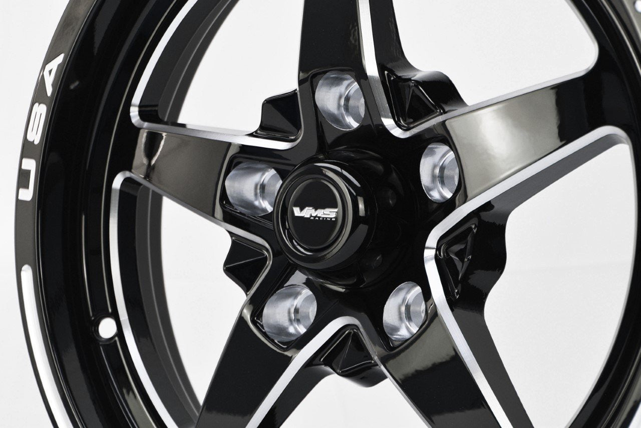 VMS 15x3.5 Front Street Drag Race Wheel 5x120.7 VWST055