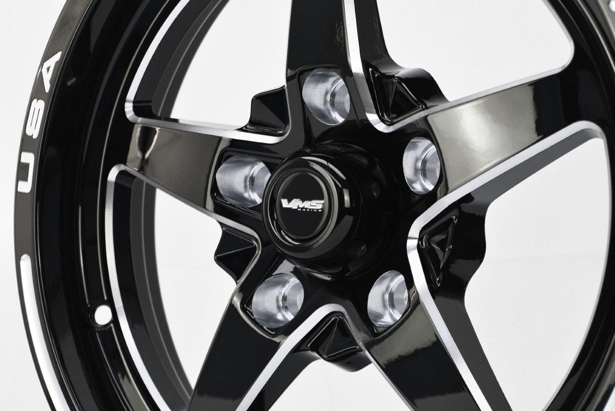 VMS 15x3.5 Front Street Drag Race Wheel 5x114.3 (1979-1993 Mustang) VWST054