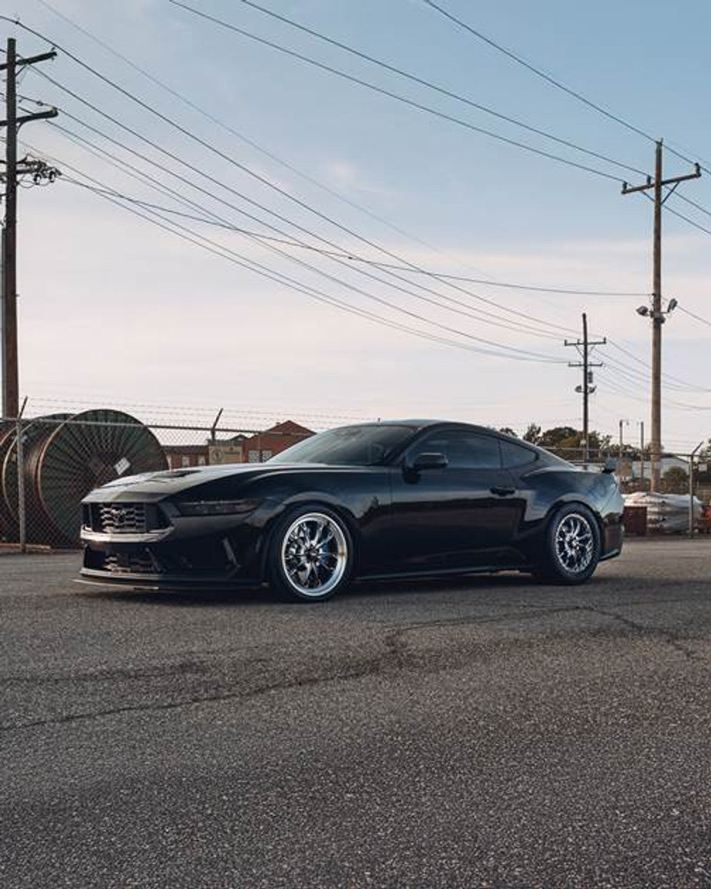 Weld 20x5 Belmont Drag Wheel 5x114.3 ET -38 BS 1.66 Gloss Black (2020 - 2022 Shelby GT500) S1570C067N38