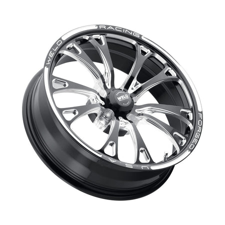 Weld 18x6 V-Series 1-Pc Frontrunner 5x4.5 BP 3.2 BS Black (2005 - 2026 Mustang / 2024 Mustang / Non Dark Horse or PP) 84B1806206