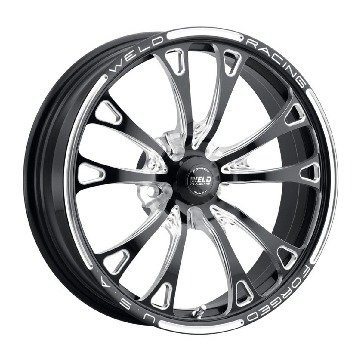 Weld 18x6 V-Series 1-Pc Frontrunner 5x120 BP 2.7 BS Black (20-21 Corvette/10-20 Camaro) 84B1806255
