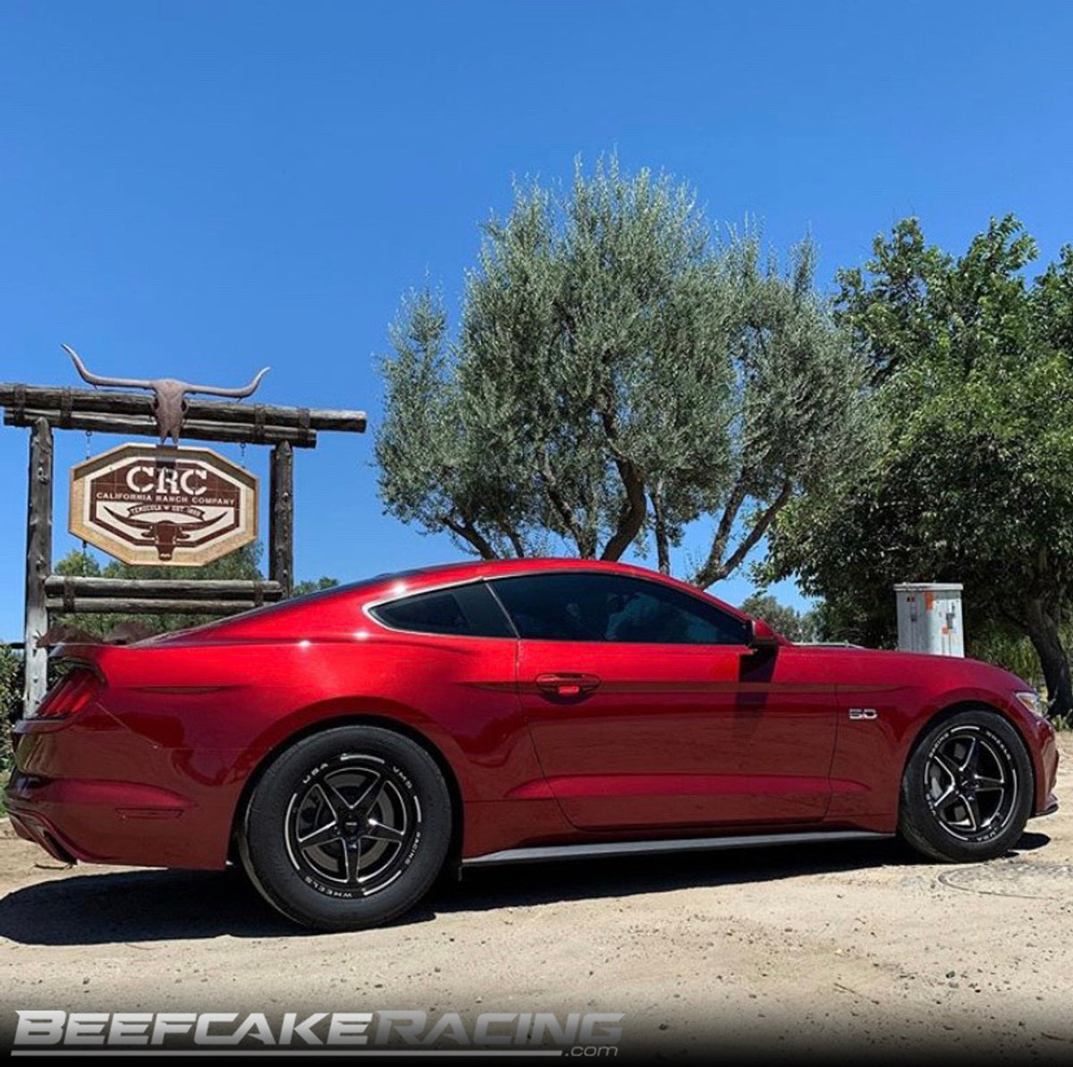 VMS 18X9.5 Front V-Star Drag Race Wheel (2005-2023 Mustang / 2024 Mustang Non Brembo) VWST043
