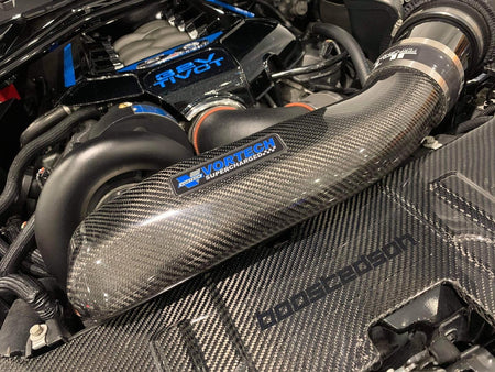 Vortech / Paxton Carbon Fiber Air Inlet Duct (2011 - 2014 Mustang GT) 4FQ012-013