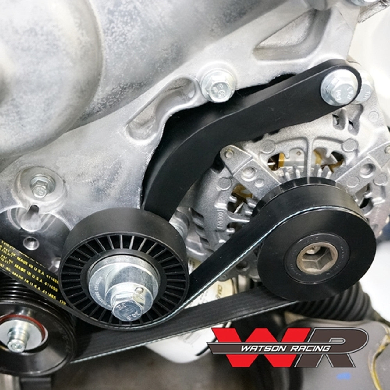 Watson Racing Alternator Relocation Bracket Kit (2005-2023 Mustang)