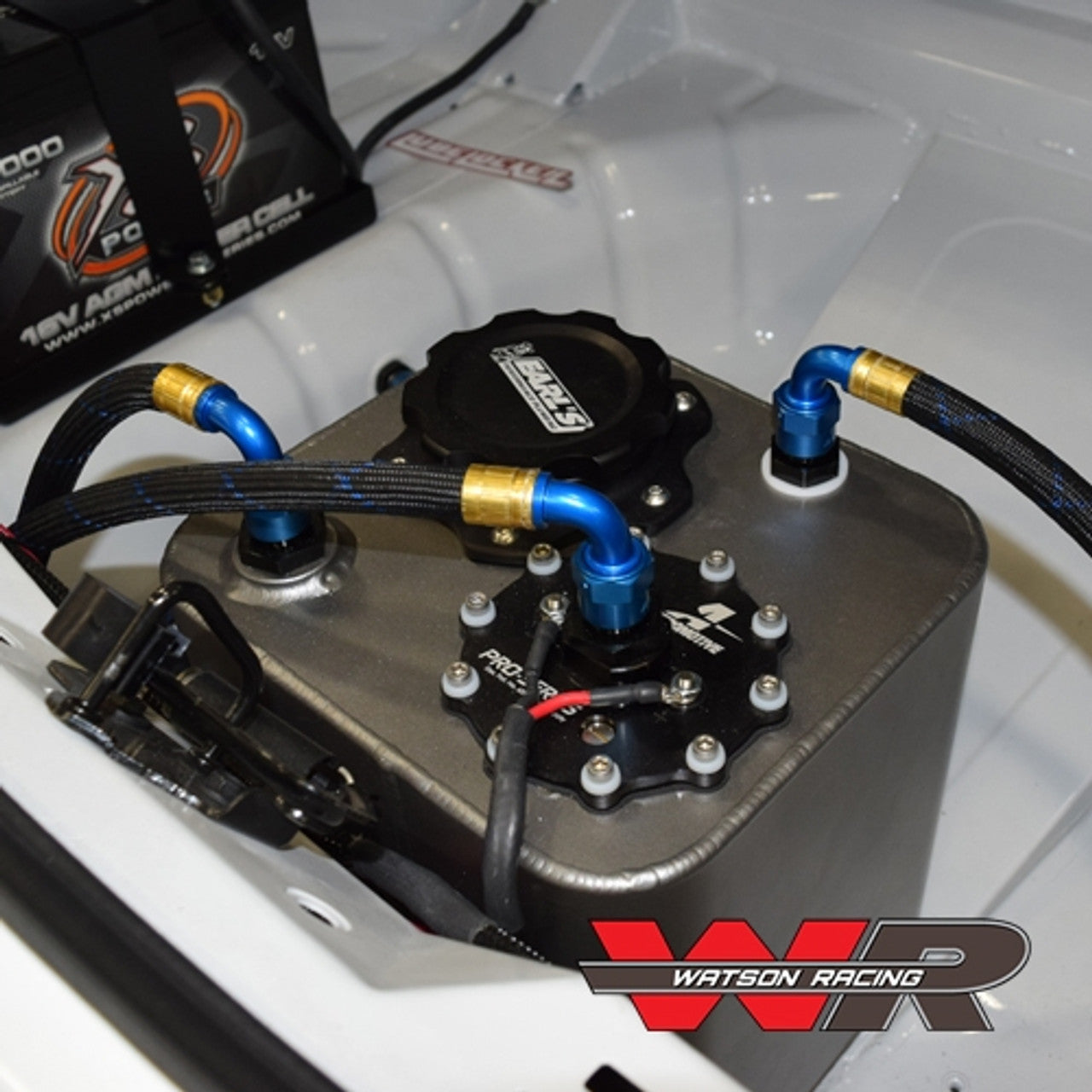 Watson Racing Fuel Cell 3 Gallon Wrinkle Black (2005-2023 Mustang)