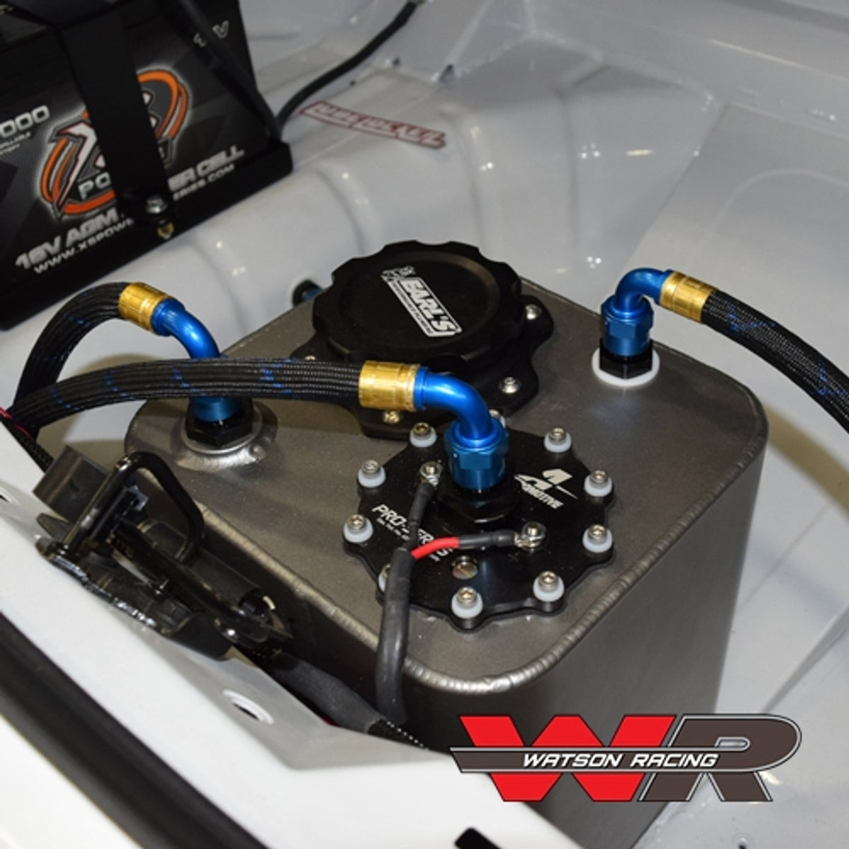 Watson Racing Fuel Cell 3 Gallon Wrinkle Black (2005-2023 Mustang)