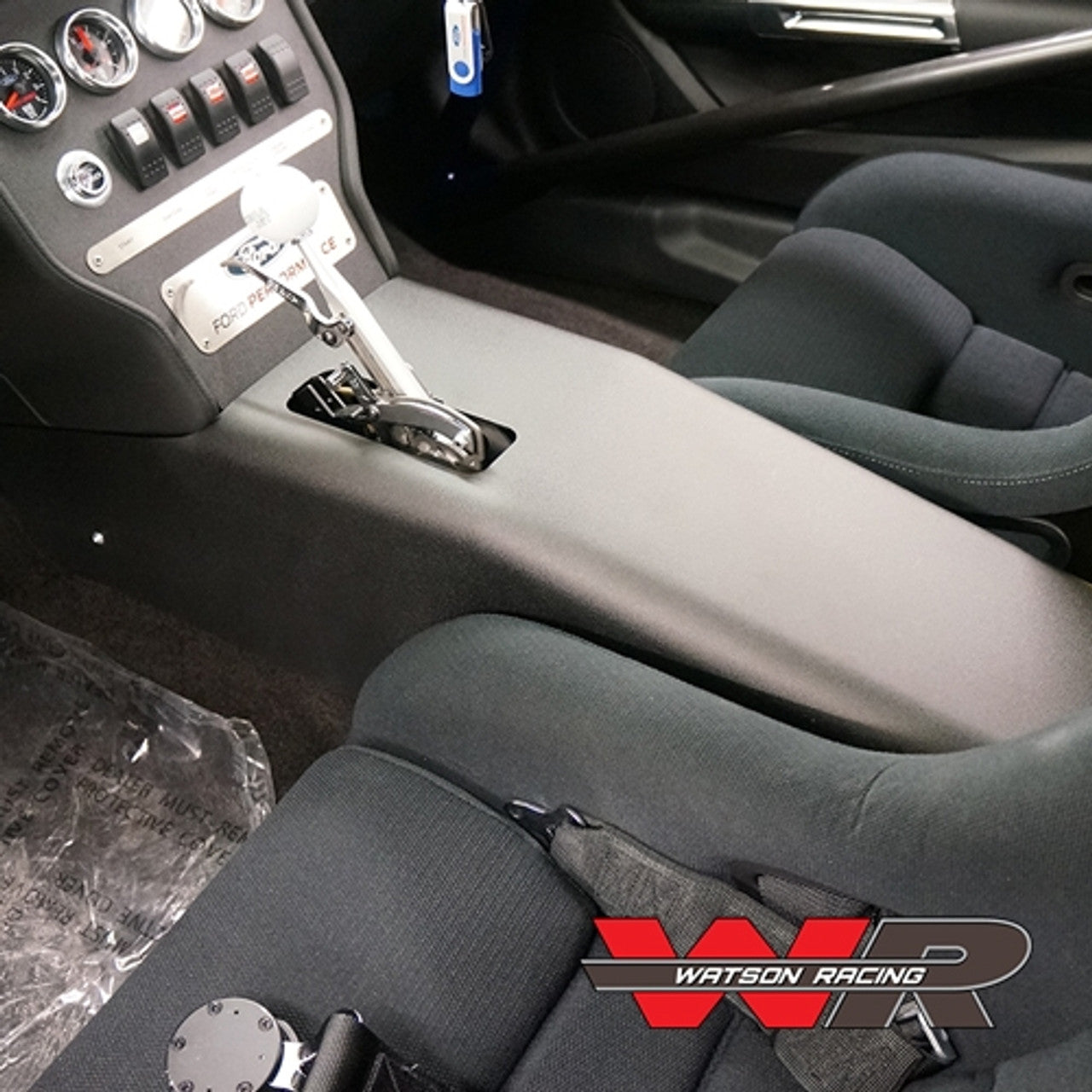 Watson Racing Hurst Drag Shifter Mount (2015-2023 Mustang)