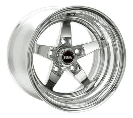 Weld 15x10 S71 Rear Wheel Polished (1997-2019 C5 / C6 / C7 Corvette / 1993-2002 Camaro) 71MP-510B75A