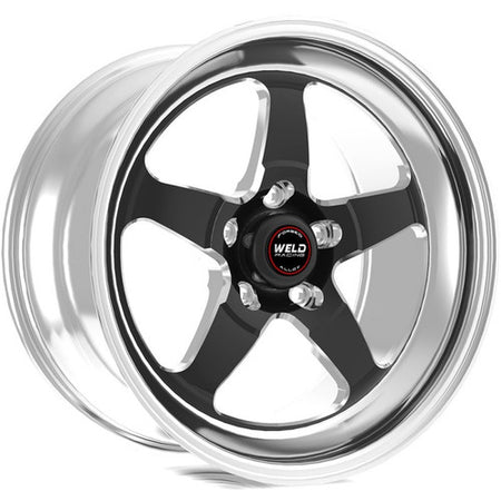 Weld 17x7 S71 Black Center Front Wheel (1967-1981 Camaro) 71LB7070B40A