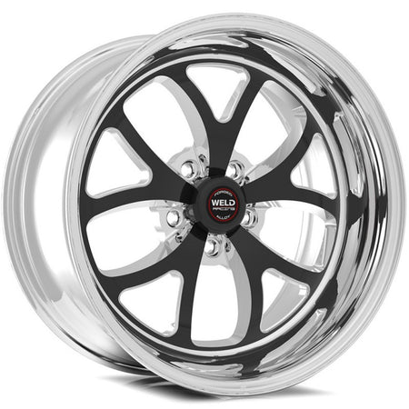 Weld 15x10 S76 Black Center Rear Wheel (1970-1992 Camaro) 76LB-510B55A