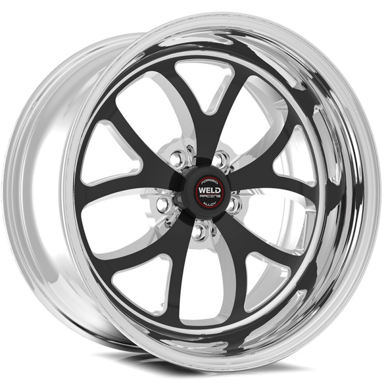 Weld 17x9.5 S76 Black Center Front / Rear Wheel (1993-2002 Camaro 4th Gen) 76MB7095B73A