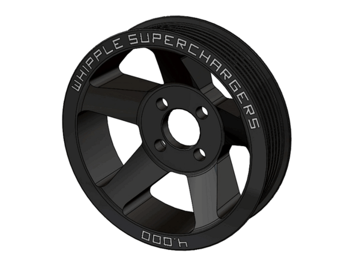 Whipple 6 Rib Supercharger Pulley (2010 - 2015 Camaro) SCP-6-CAM