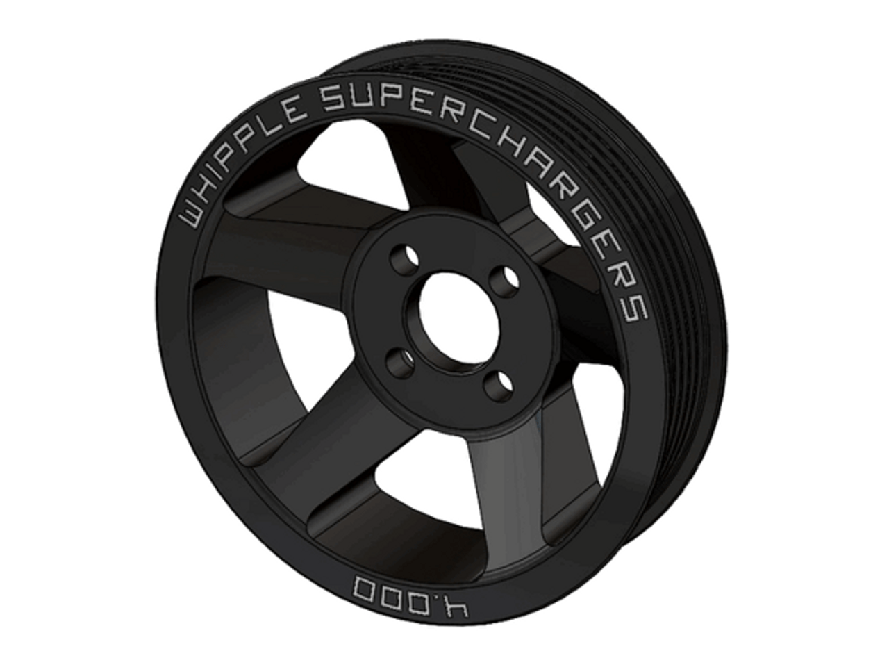 Whipple 6 Rib Supercharger Pulley (2010 - 2015 Camaro) SCP-6-CAM