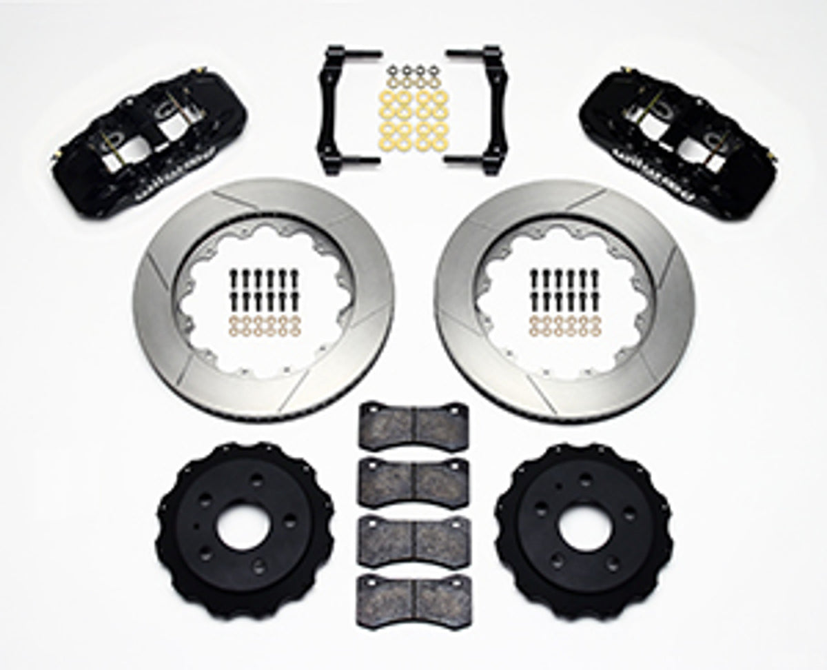 Wilwood AERO4 Big Brake Rear Brake Kit For OE Parking Brake 14.25" Slotted (10-15 Camaro) 140-11270