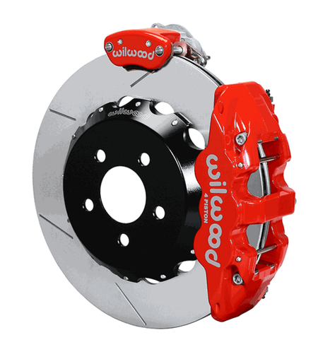 Wilwood Aero4-MC4 14" Big Brake Rear Parking Brake Kit Slotted (2015 - 2023 Mustang) 140-13888