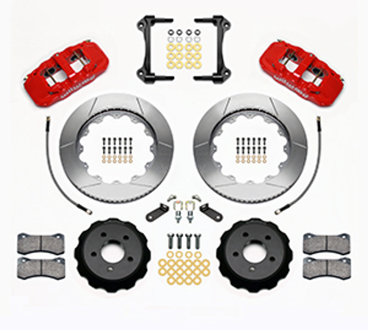 Wilwood Aero6 14" Big Brake Front Brake Kit Slotted (2015 - 2023 Mustang) 140-13886