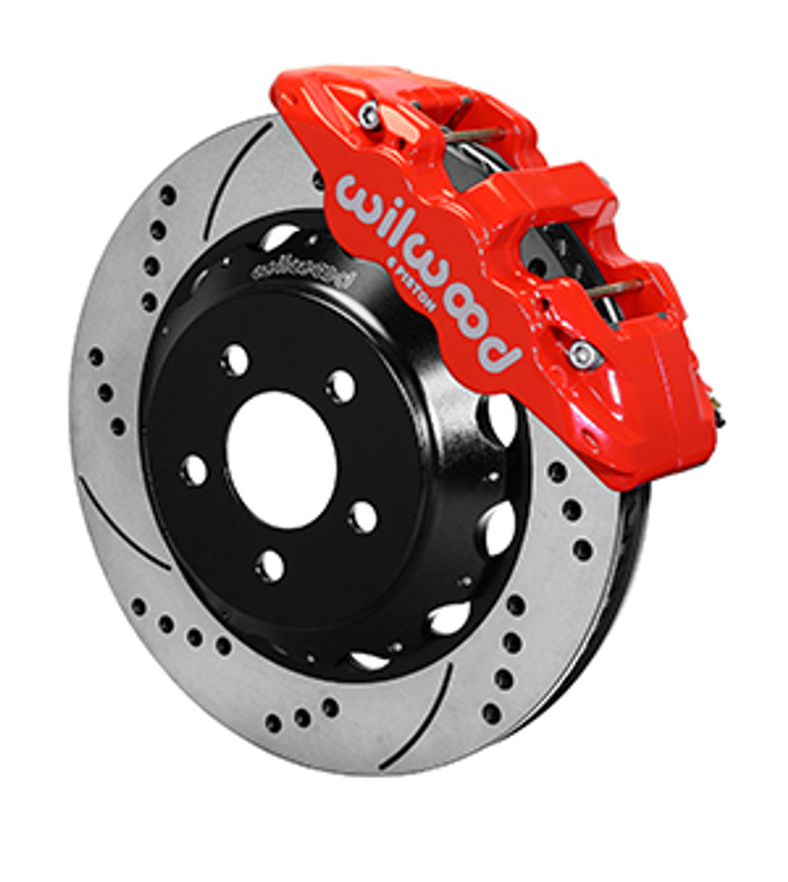 Wilwood Aero6 15" Big Brake Front Brake Kit Drilled & Slotted (2015 - 2023 Mustang) 140-13887-D