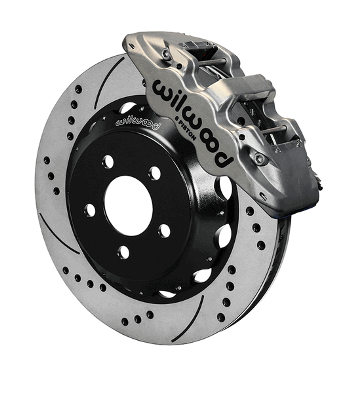 Wilwood Aero6 15" Big Brake Front Brake Kit Drilled & Slotted (2015 - 2023 Mustang) 140-13887-D