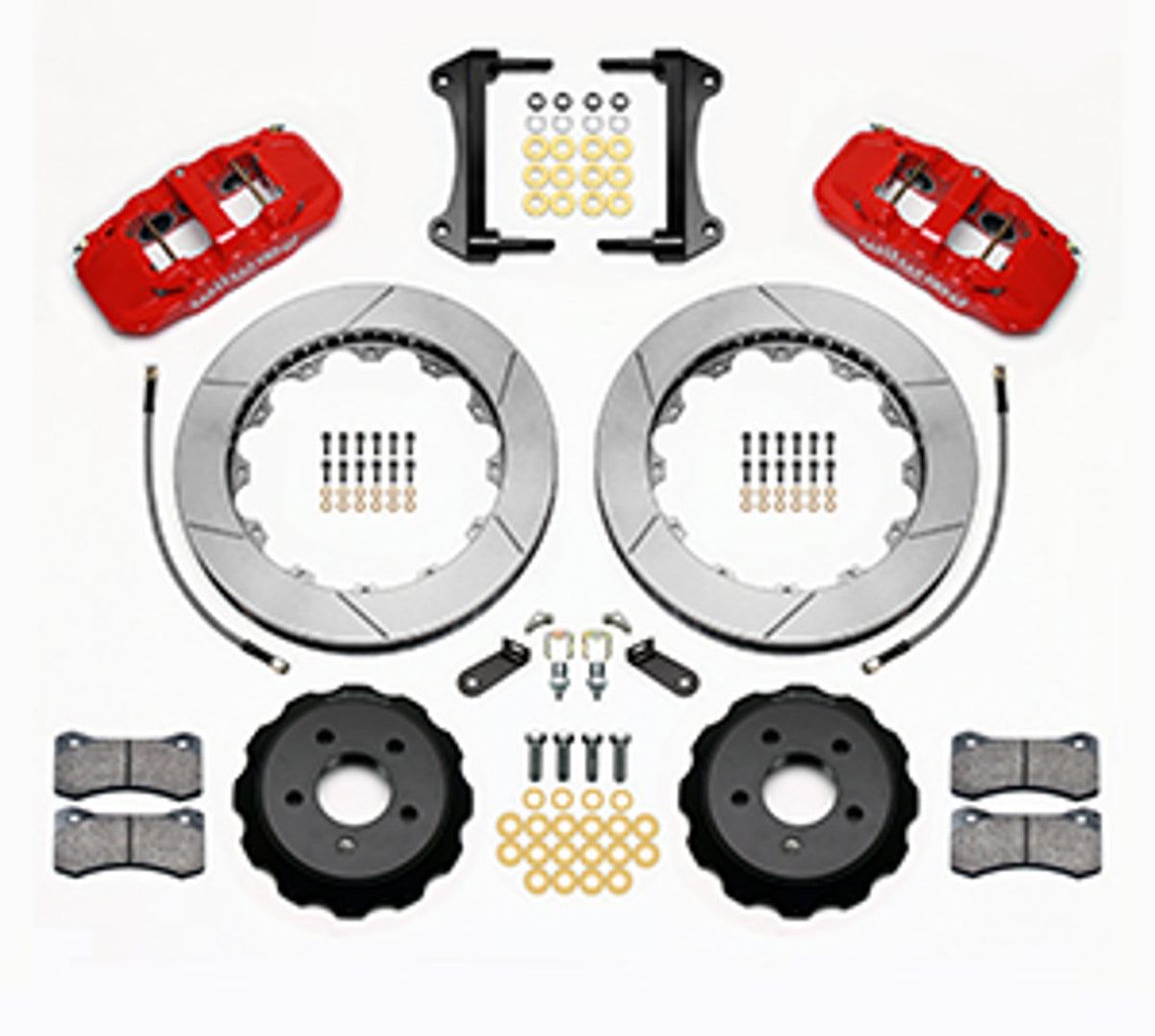 Wilwood Aero6 15" Big Brake Front Brake Kit Slotted (2015 - 2023 Mustang) 140-13887