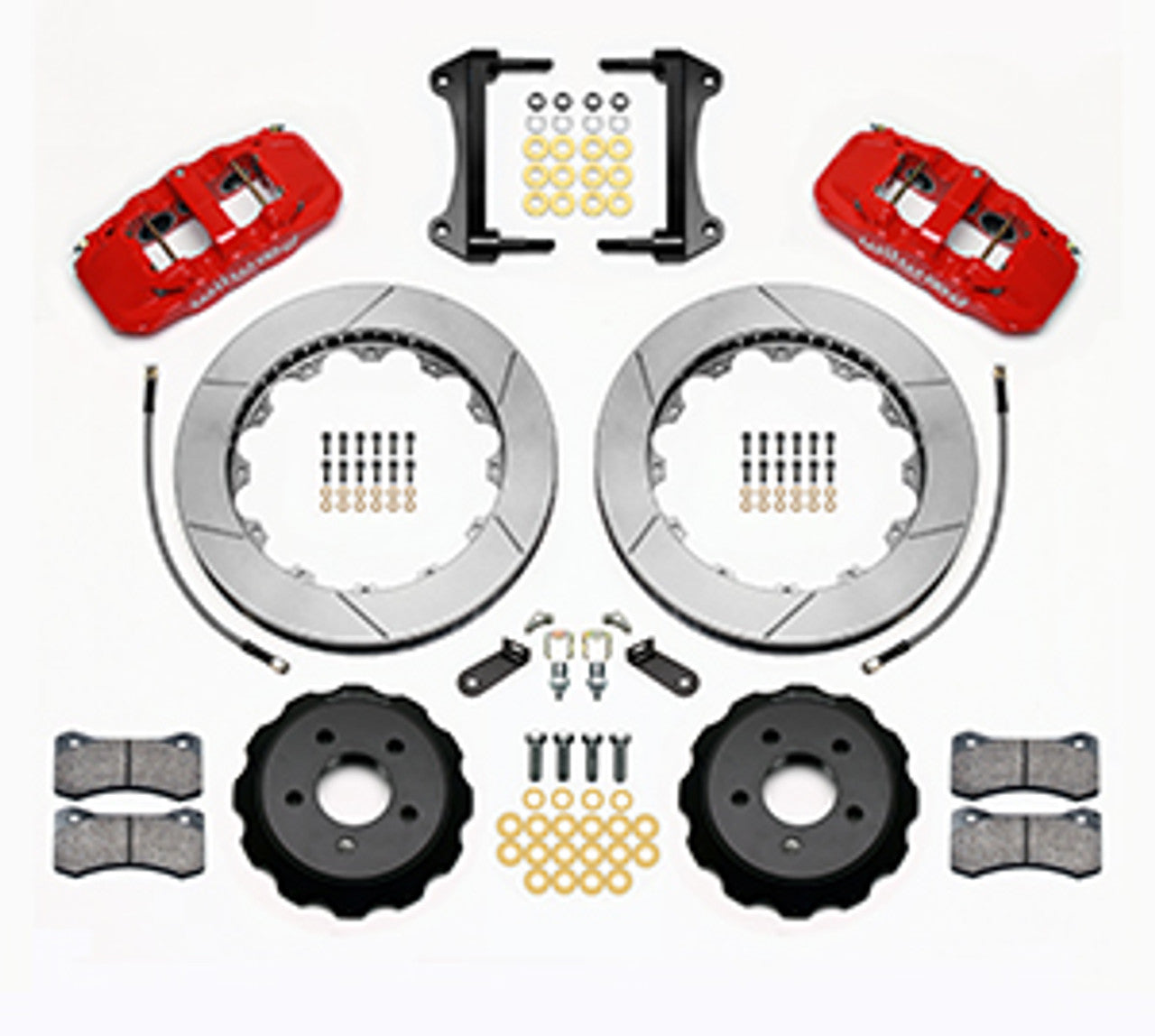 Wilwood Aero6 15" Big Brake Front Brake Kit Slotted (2015 - 2023 Mustang) 140-13887