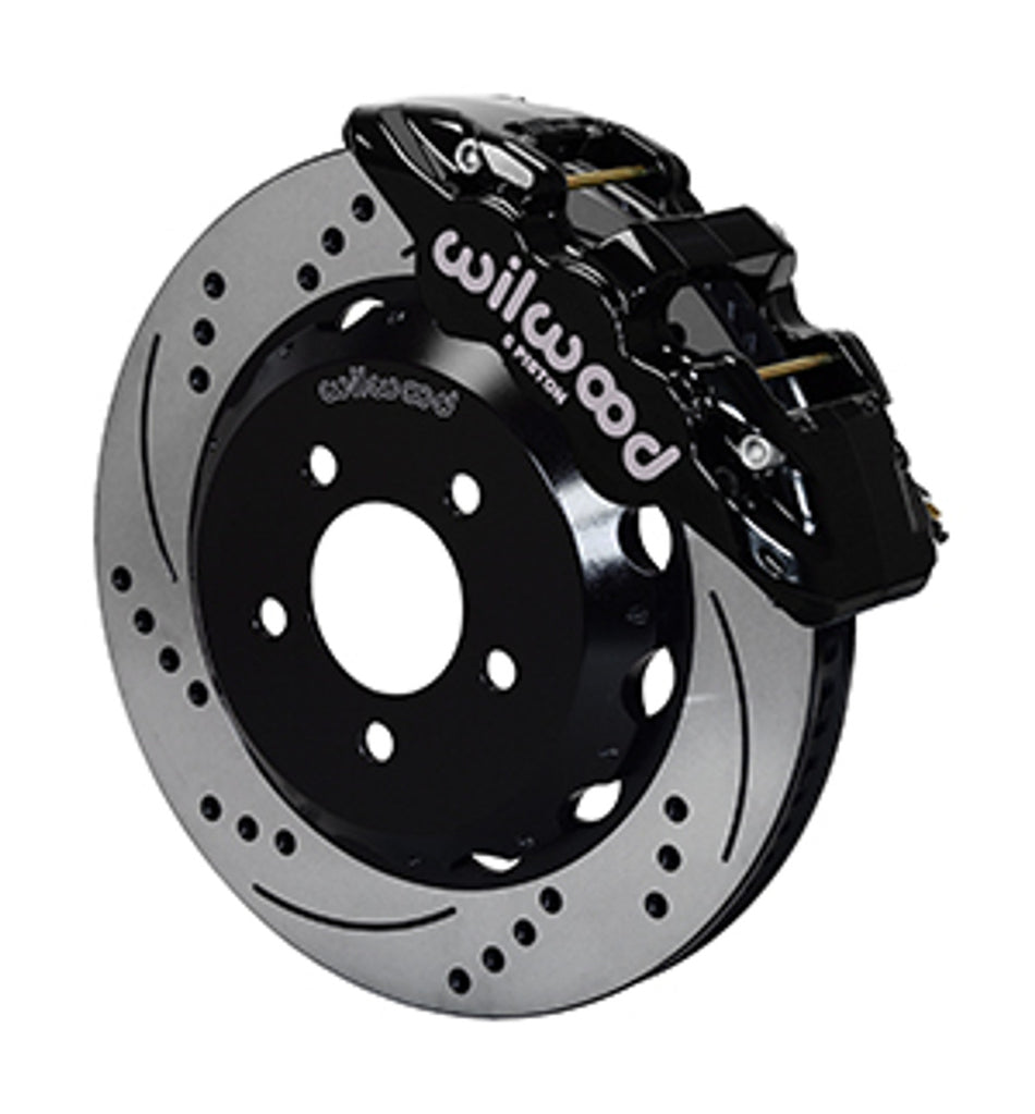 Wilwood AERO6 Big Brake Front Brake Kit 14.25" Drilled & Slotted (10-15 Camaro) 140-11269-D